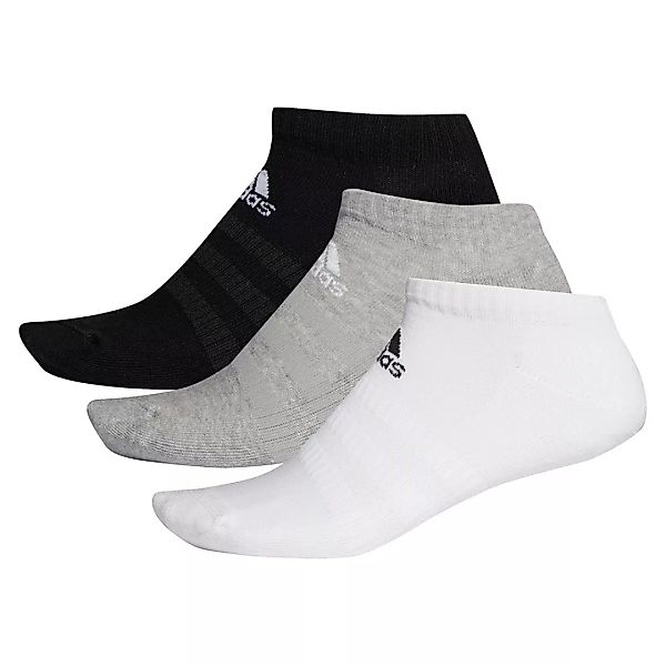 Adidas Cushion Low Socken 3 Paare EU 49-51 Medium Grey Heathereather / Whit günstig online kaufen