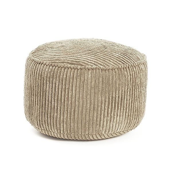 Lumaland Pouf Sitzhocker Cord Ablage kompakt günstig online kaufen