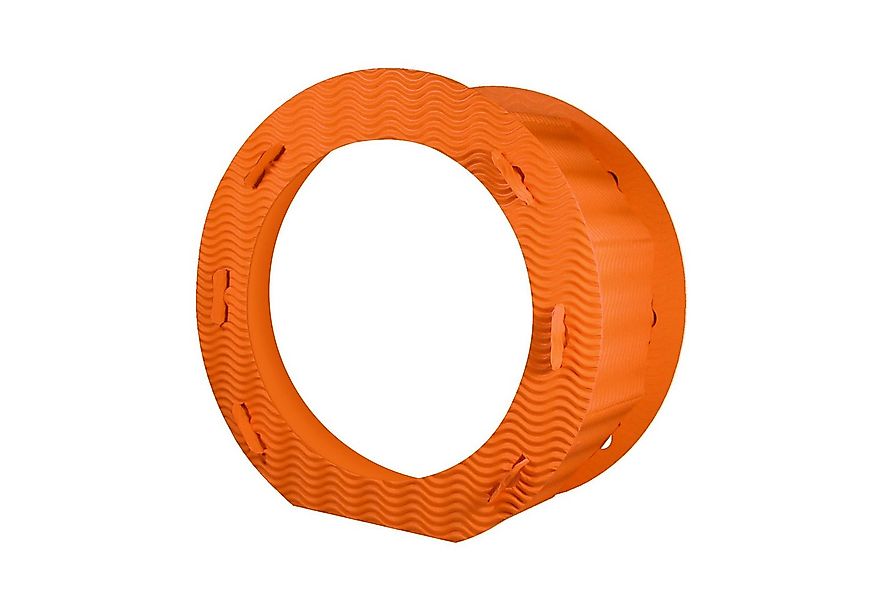 itenga Umzugslaterne itenga Laternen Rohling rund aus 3D-Wellpappe ORANGE günstig online kaufen