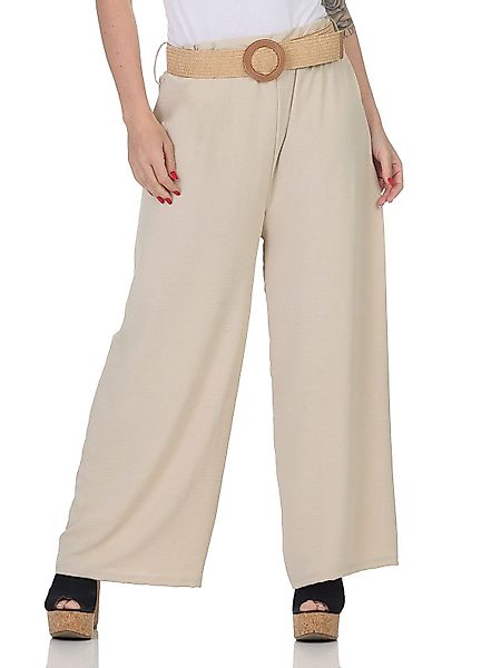 CLEO STYLE Stoffhose Damen Schlaghose 2576 günstig online kaufen