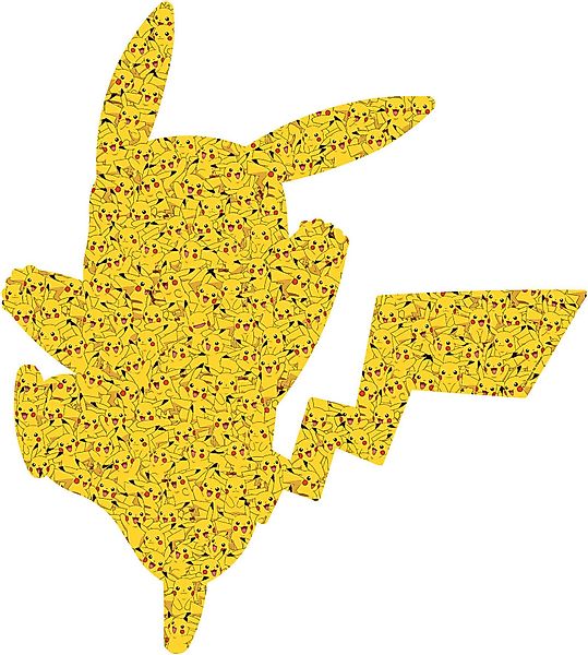 Ravensburger Konturenpuzzle Pokémon, Pikachu, 727 Puzzleteile, günstig online kaufen