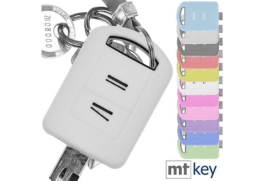mt-key Schlüsseltasche Autoschlüssel Softcase Silikon Schutzhülle Weiß, Ope günstig online kaufen