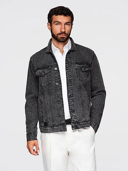 OMBRE Jeansjacke Herren-Jeansjacke mit Waschung günstig online kaufen
