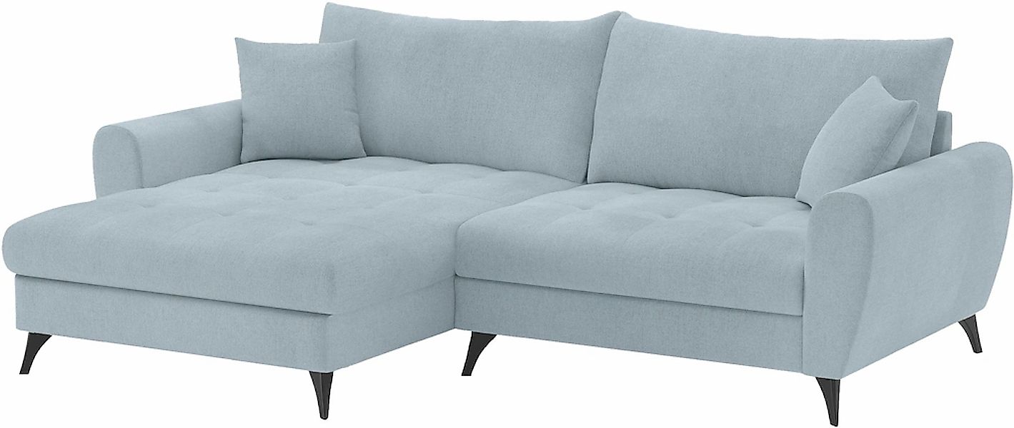 Mr. Couch Ecksofa "Blackburn II, L-Form", Mit Kaltschaumpolsterung bis 140 günstig online kaufen