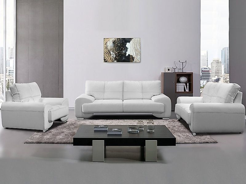 Beautysofa Big-Sofa Polstergarnitur Omega Set 3+2+1 Sofa Wohnzimmer Sofagar günstig online kaufen