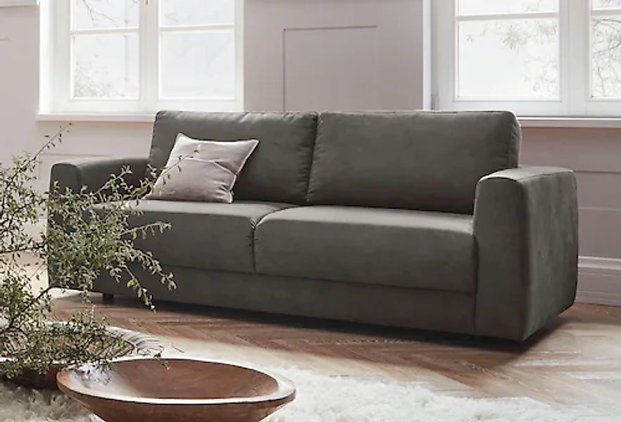 Home affaire 2-Sitzer »Hobro« in 3 Bezugsqualitäten in vielen Farben, Desig günstig online kaufen