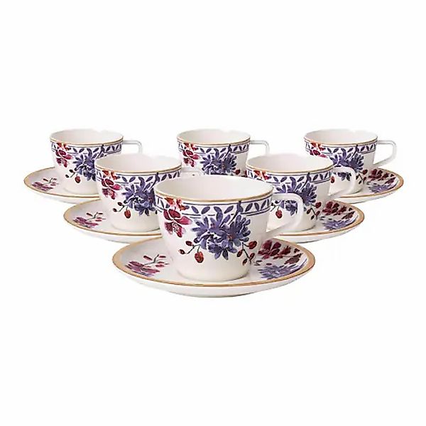 Villeroy & Boch Tasse »Kaffeetassen mit Untertassen Artesano Provençal Lave günstig online kaufen