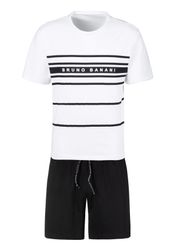 Bruno Banani Pyjama 1 Stück, 2 Stk. tlg., Schlafanzug mit Logodruck günstig online kaufen