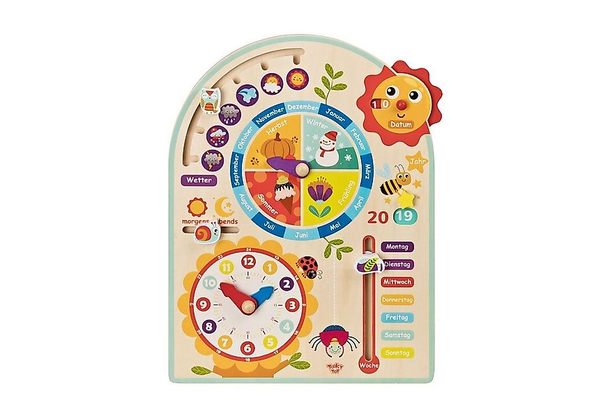 Puzzle Tooky Toy Kalenderuhr Jahresuhr - Kinder-Spielzeug Holz-Spielzeug Le günstig online kaufen