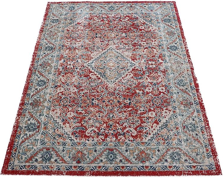 carpetfine Teppich »Noah_1«, rechteckig, 3 mm Höhe, Orient Vintage Look günstig online kaufen