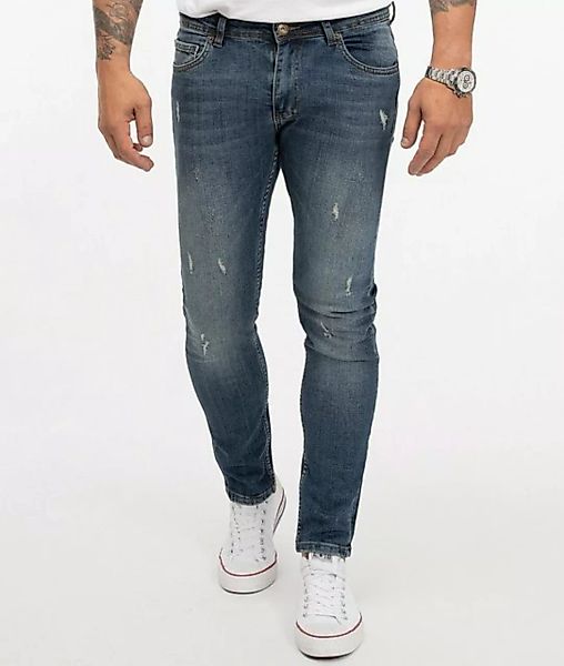 Rock Creek Slim-fit-Jeans Herren Jeans Slim Fit Blau RC-2274 günstig online kaufen