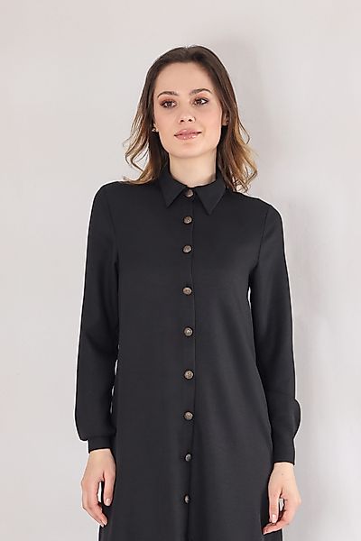 fashionshowcase Longtunika mit Kragen und Knöpfen günstig online kaufen