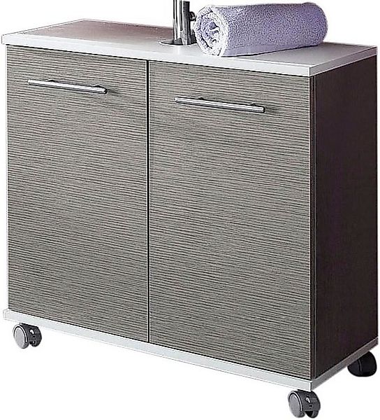 welltime Waschbeckenunterschrank Emmi, Breite 59 cm Siphonausschnitt, Metal günstig online kaufen