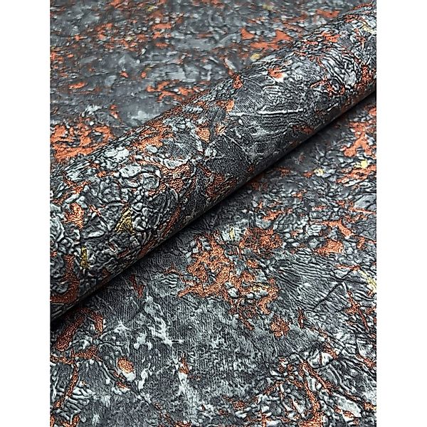 Newroom Vliestapete Lava Schwarz Lava Modern FSC® günstig online kaufen