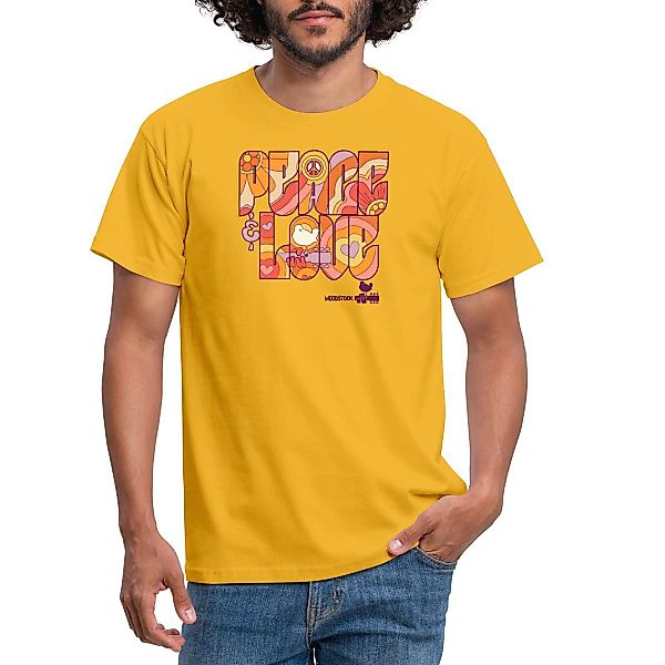 Spreadshirt T-Shirt Woodstock Peace Love Hippie günstig online kaufen