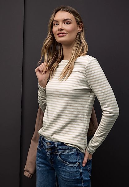 STREET ONE Langarmshirt in Streifen-Optik günstig online kaufen
