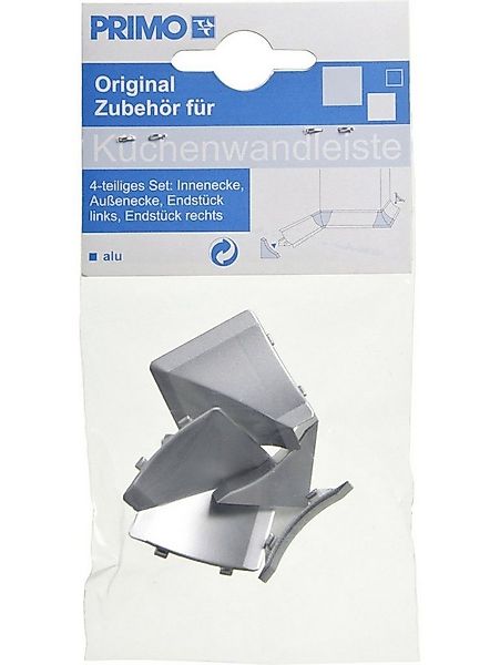 Primo Abschlussleiste Primo Zubehörset für Wandanschlußleiste alu, Kunststo günstig online kaufen