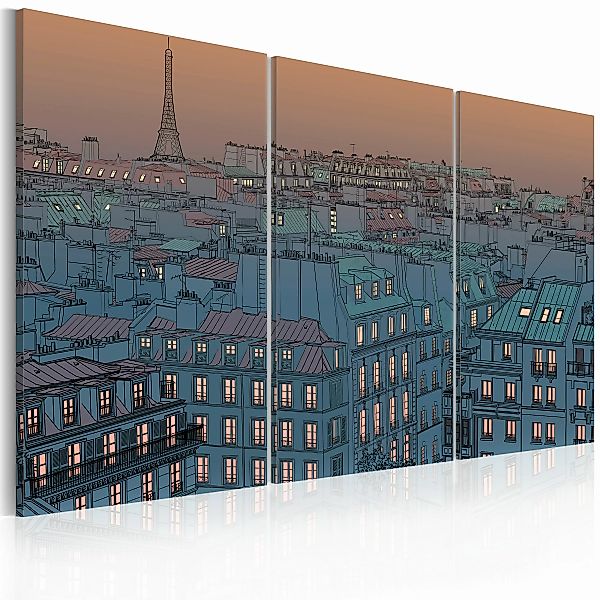 Wandbild - Paris - Die Stadt Geht Zur Ruh günstig online kaufen