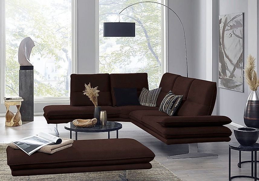 W.SCHILLIG Ecksofa »broadway, Designsofa, mit tollem Sitzkomfort, L-Form« S günstig online kaufen