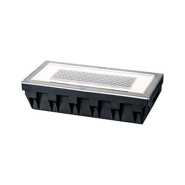 Paulmann "Solar LED Bodeneinbauleuchte Box IP67 2700K 7,5lm Edelstahl/Klar" günstig online kaufen