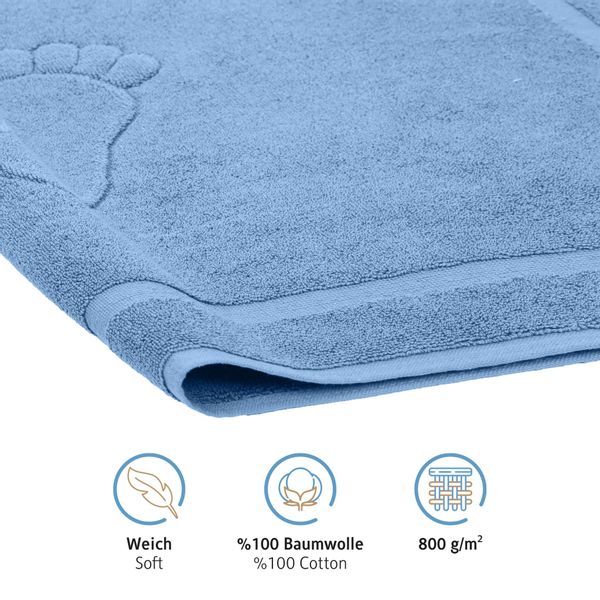 Komfortec Badematte Badvorleger aus 100% Baumwolle, günstig online kaufen