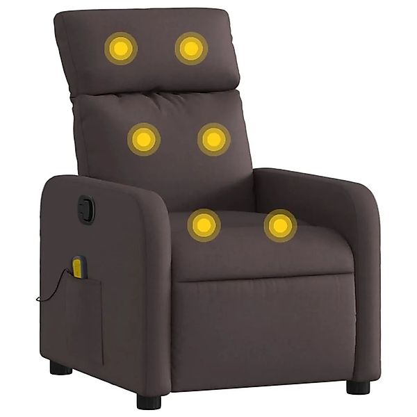 vidaXL Massagesessel Dunkelbraun Stoff 374179 günstig online kaufen
