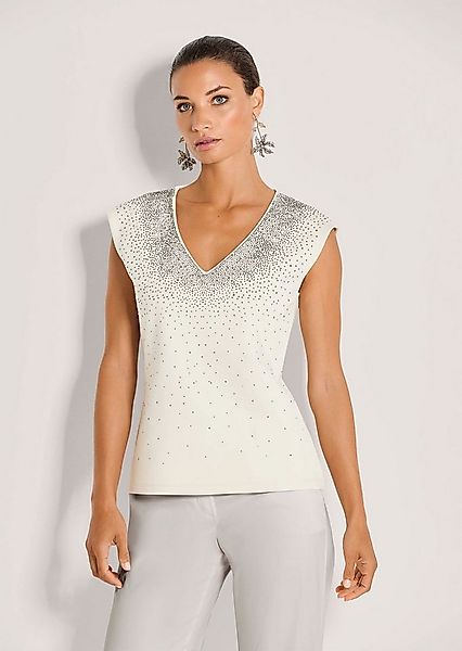 MADELEINE Kurzarmshirt Elegantes Shirt mit V-Ausschnitt, ärmellos Ärmellose günstig online kaufen