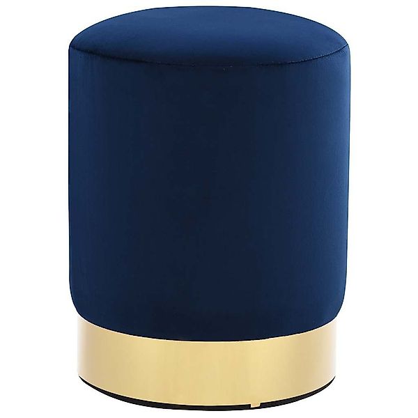 vidaXL Hocker Hocker Blau und Golden günstig online kaufen