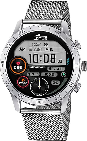 Lotus Multifunktionsuhr Lotus Herrenuhr Edelstahl silber günstig online kaufen