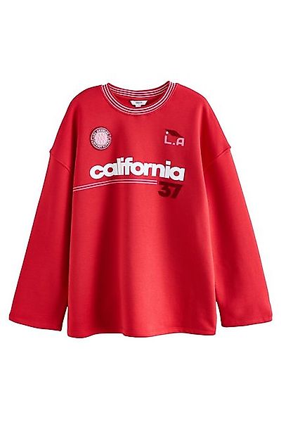 Next Sweater Sweatshirt mit weiten Ärmeln Fußballtrikot (1-tlg) günstig online kaufen