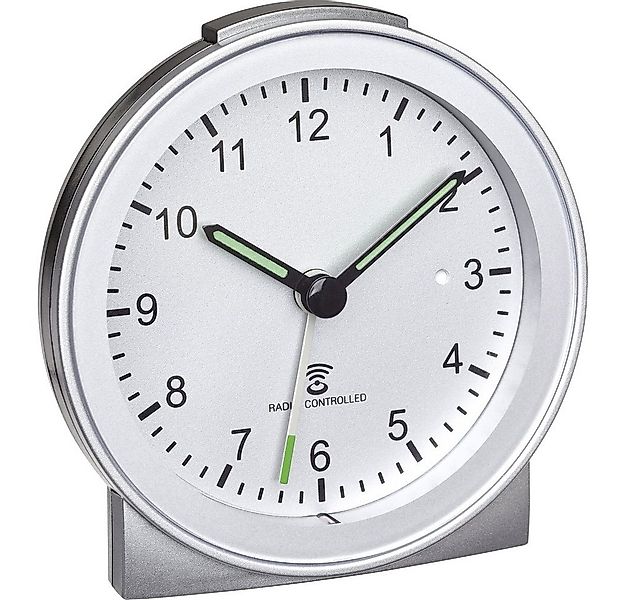 TFA Dostmann Wecker TFA Dostmann 60.1517.54 Funk Wecker Silber Alarmzeiten günstig online kaufen