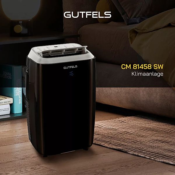 Gutfels 4-in-1-Klimagerät »CM 81458 sw«, Luftkühlung - Entfeuchtung - Heize günstig online kaufen