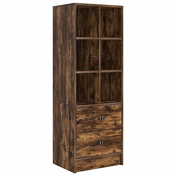 vidaXL Highboard Räuchereiche 45,5 x 34 x 127 cm Holzwerkstoff 869366 günstig online kaufen