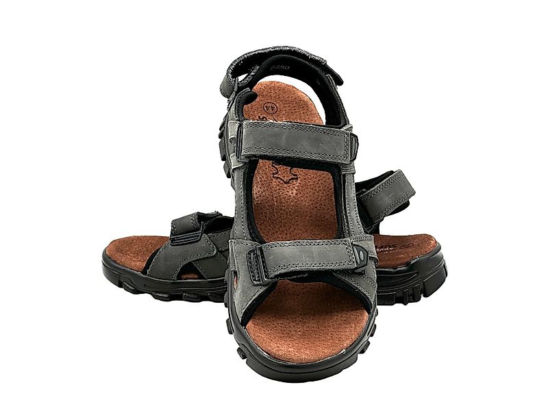Nowaland Herren Trekkingsandalen aus Leder mit günstig online kaufen