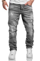 Amaci&Sons Straight-Jeans MEDFORD Destroyed Jeans Herren günstig online kaufen