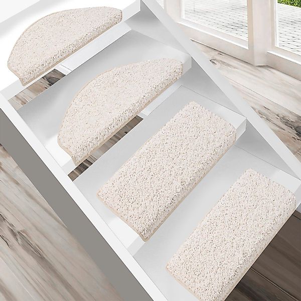 Karat Stufenmatte Shaggy-Stufenmatte Madrid, Treppenschoner, 16 günstig online kaufen