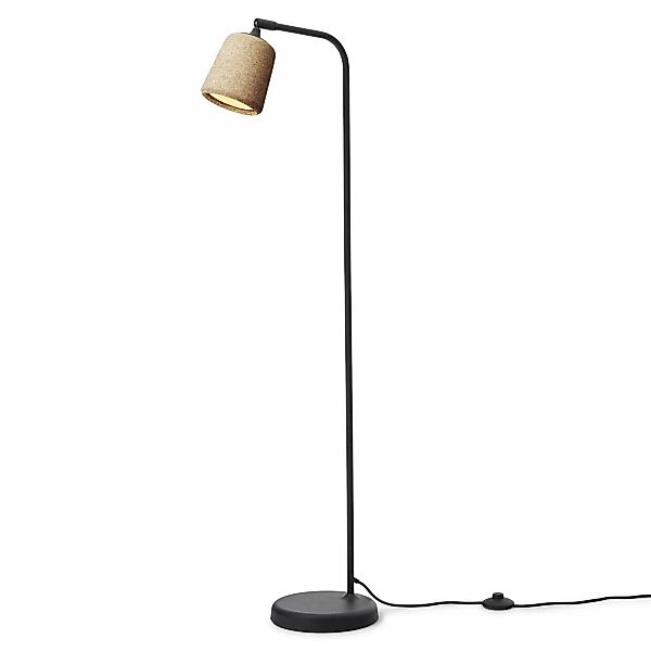 New Works Stehlampe Material, braun, Kork, Höhe 125 cm günstig online kaufen