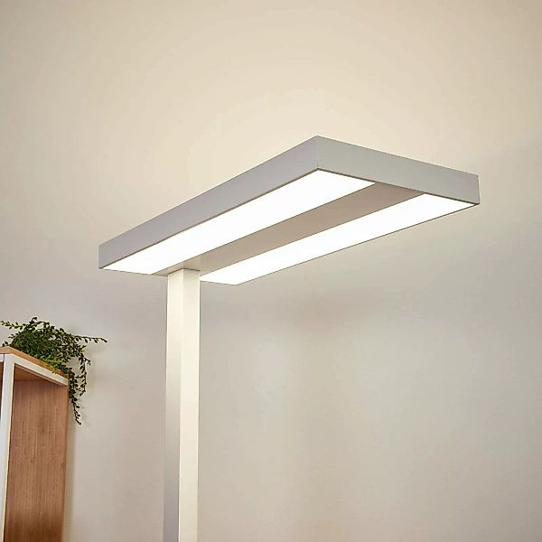 Arcchio LED-Stehlampe Logan Basic, weiß, 6.000 lm, dimmbar günstig online kaufen