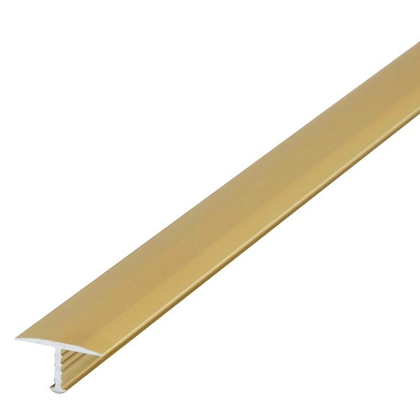 Dalsys T-Profil Übergangsschiene 100cm x 18mm Aluminium Gold günstig online kaufen