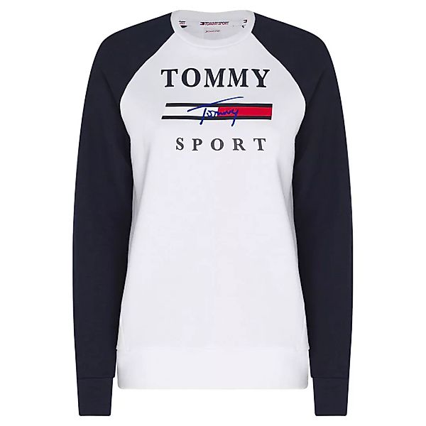 Tommy Hilfiger Sportswear Graphic Boyfriend Crew Sweatshirt XS White günstig online kaufen
