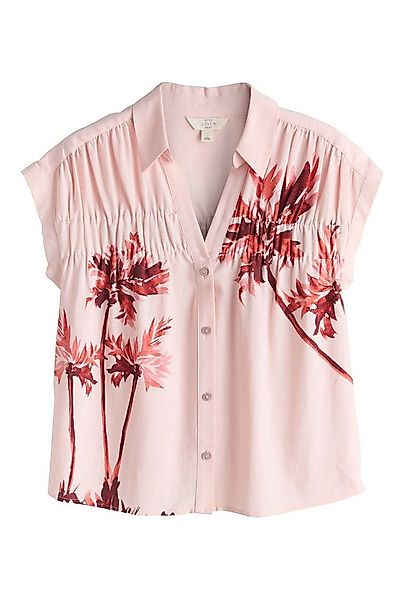 Next Kurzarmhemd Kurzarmbluse mit Leinenanteil (1-tlg) günstig online kaufen