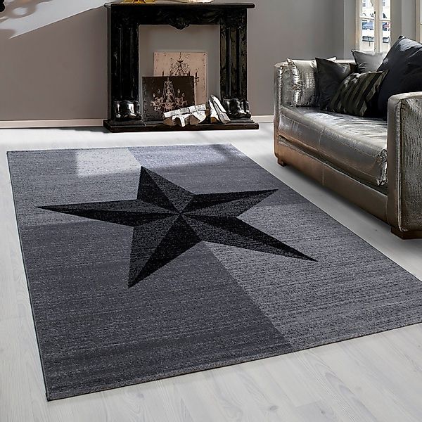 Teppium Teppich Sterne-Design, Läufer, Höhe: 6 günstig online kaufen