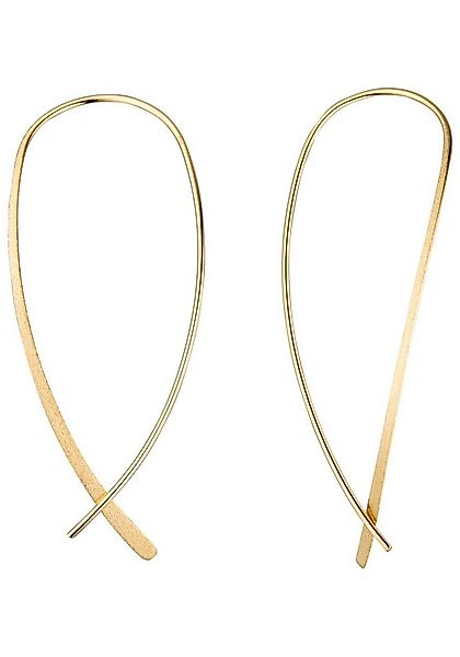 JOBO Paar Ohrhänger, 925 Silber vergoldet günstig online kaufen