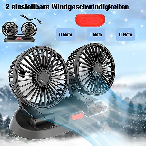 QUBEBU Mini USB-Ventilator Tragbare Ventilatoren für günstig online kaufen