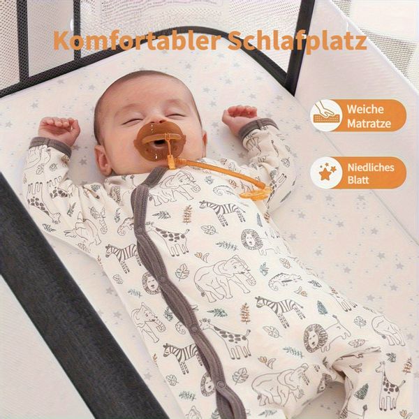 OUNUO Beistellbett für Neugeborene mit Rädern, günstig online kaufen