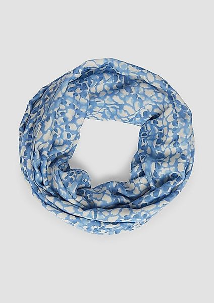 s.Oliver Loop Snood, Loop-Schal aus Viskose mit All-over-Print günstig online kaufen