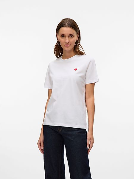 Vero Moda Kurzarmshirt "VMPAULINA SS T-SHIRT GA JRS NOOS" günstig online kaufen
