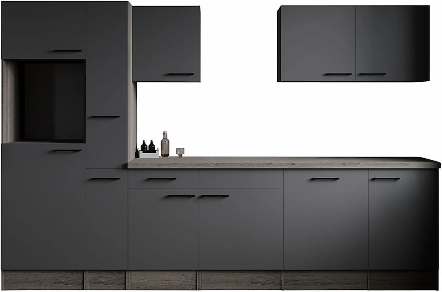 RESPEKTA Küchenzeile "Oliver" Breite 310 cm, 90 cm Arbeitshöhe, in exklusiv günstig online kaufen