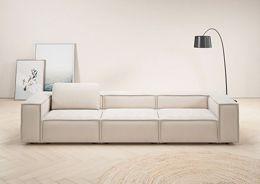 Home affaire 3,5-Sitzer "Watertown, modernes Big-Sofa XXL, 336 cm Breite, a günstig online kaufen
