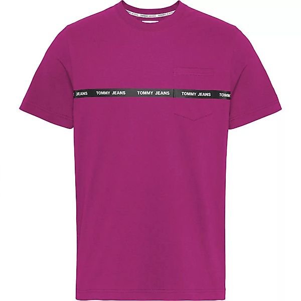 Tommy Jeans Branded Tape T-shirt S Autumn Plum günstig online kaufen